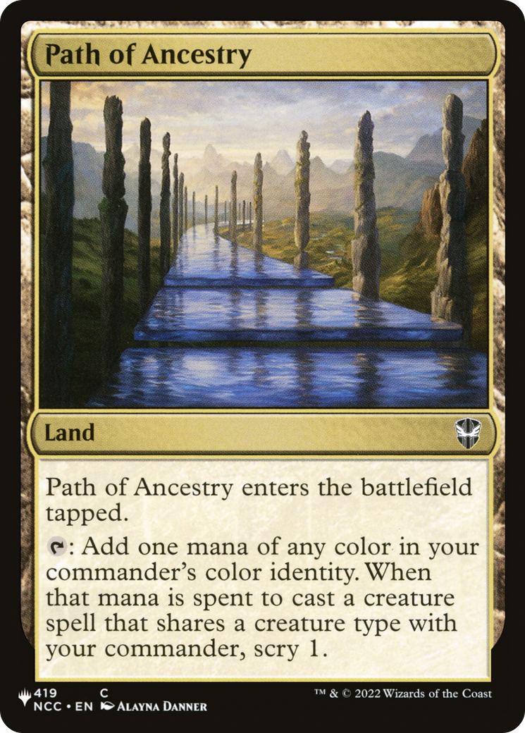Path of Ancestry (LIST-419/093) - The List