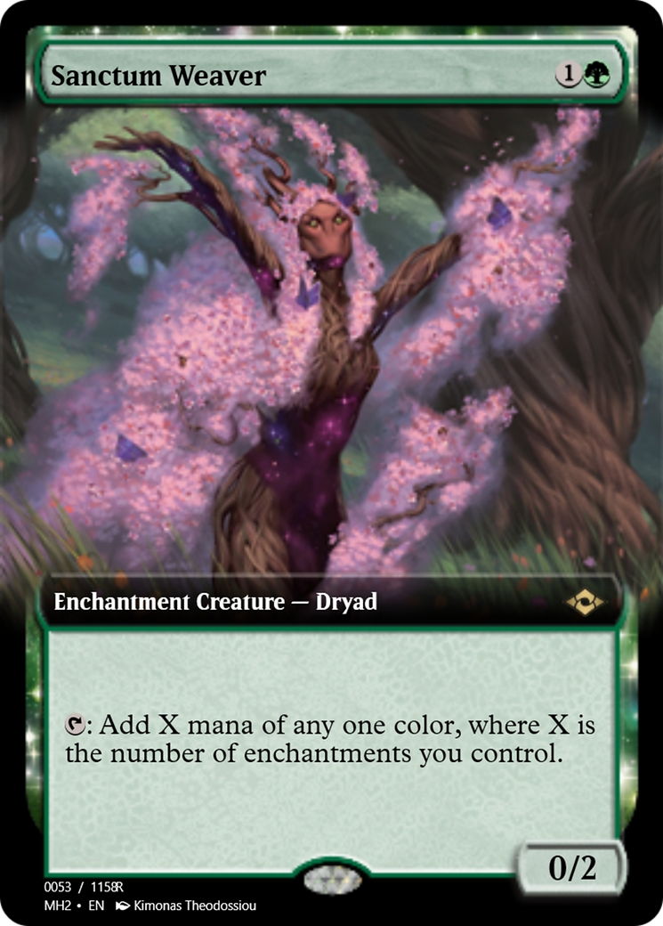 Sanctum Weaver (PRM-91307) - Magic Online Promos: (enchantment) Foil