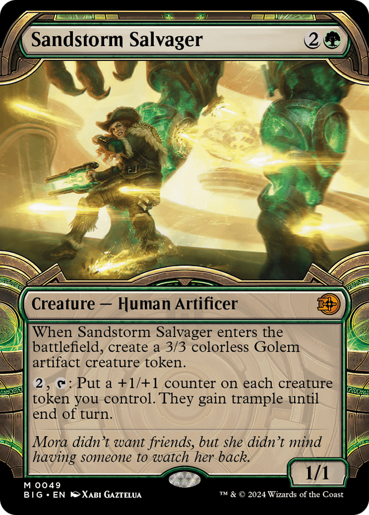 Sandstorm Salvager (BIG-049) - The Big Score: (Showcase) Foil