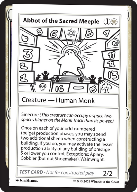 Abbot of the Sacred Meeple (MB2PC-) - Mystery Booster 2