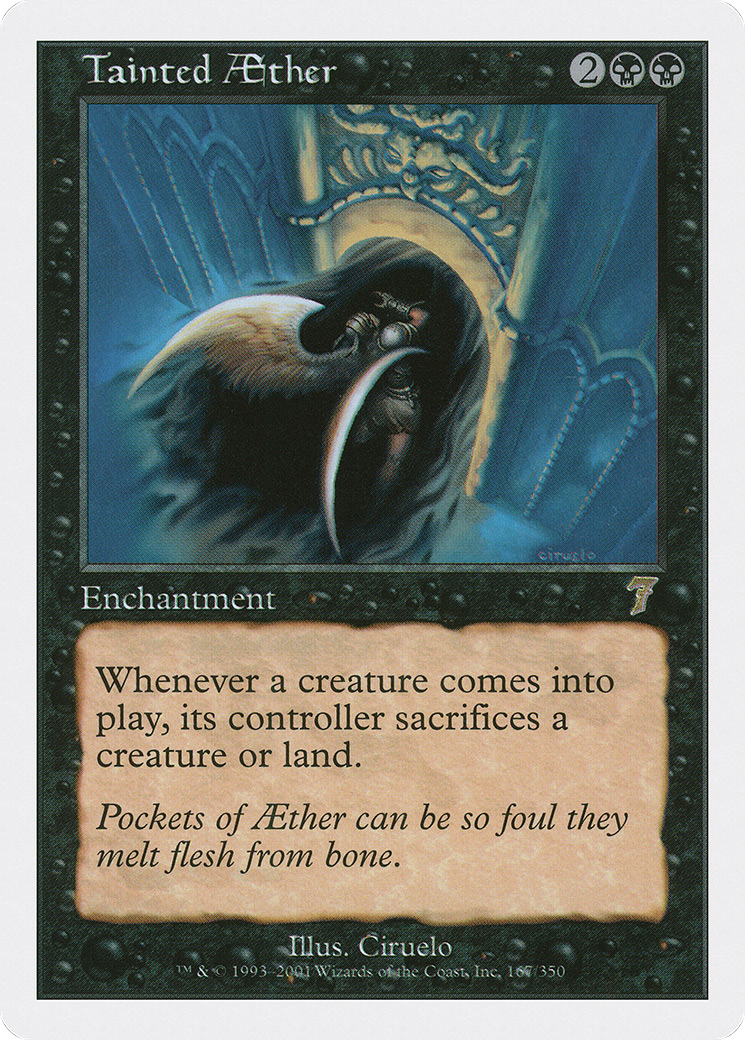 Tainted Aether (7ED-167) - 7th Edition