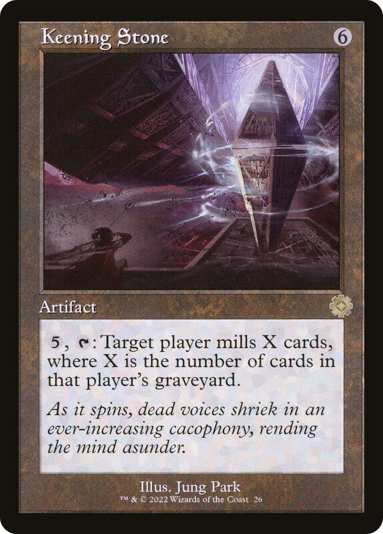 Keening Stone (BRR-026) - The Brothers' War Retro Artifacts Foil