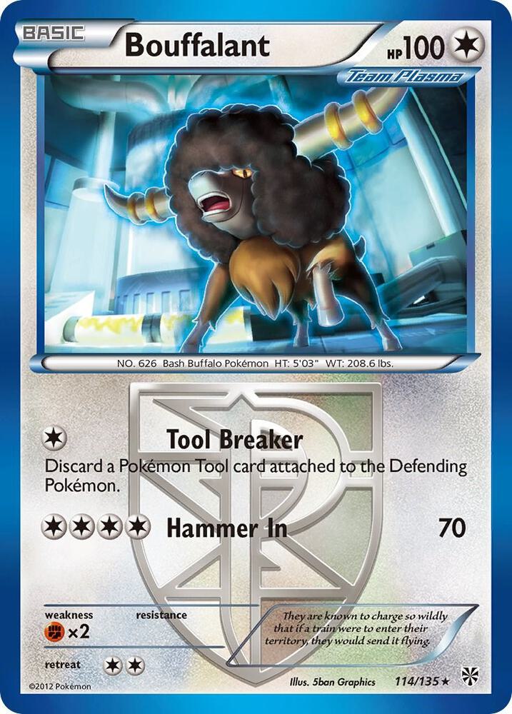 Bouffalant (Team Plasma) (114/135) [Plasma Storm]