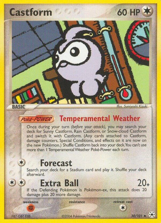 Castform (30/101) [EX Hidden Legends]