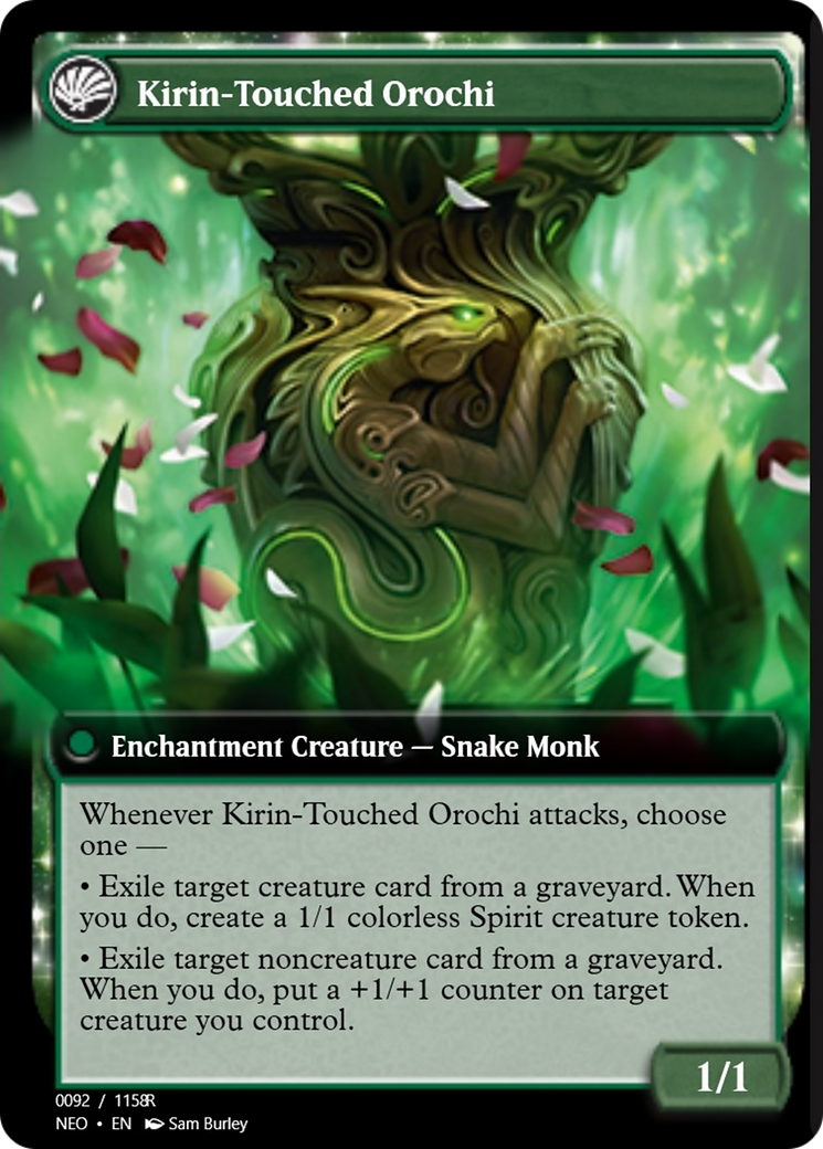 Teachings of the Kirin // Kirin-Touched Orochi (PRM-98047) - Magic Online Promos: (enchantment)