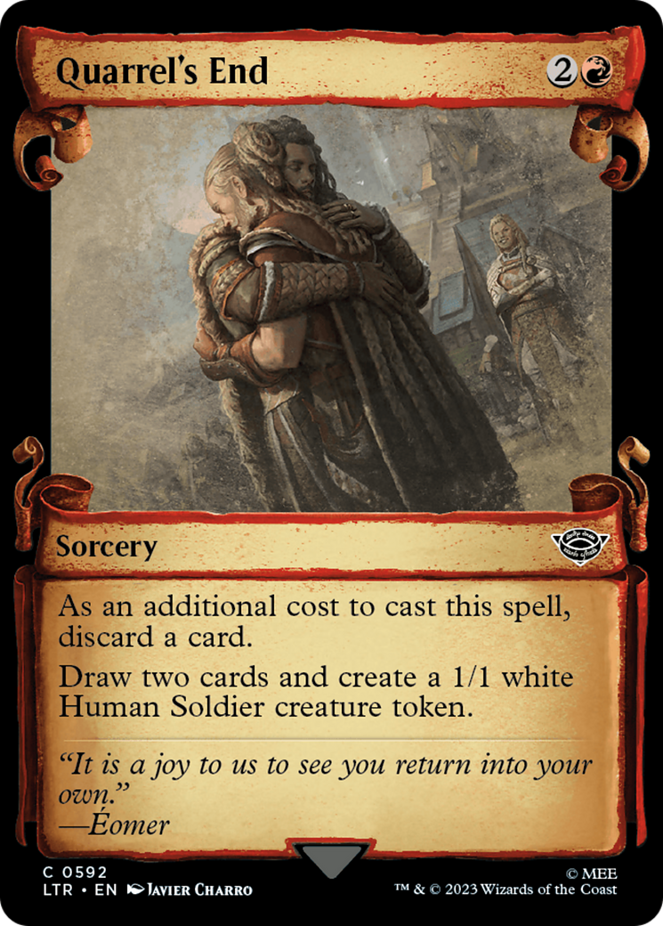 Quarrel's End (LTR-592) - The Lord of the Rings: Tales of Middle-earth: (Showcase) Foil