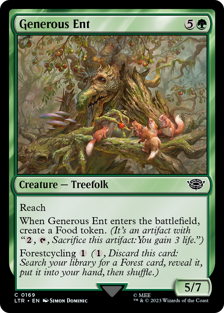 Generous Ent (LTR-169) - The Lord of the Rings: Tales of Middle-earth Foil