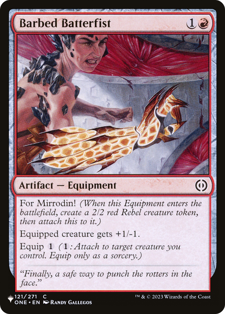 Barbed Batterfist (LIST-121/271) - The List