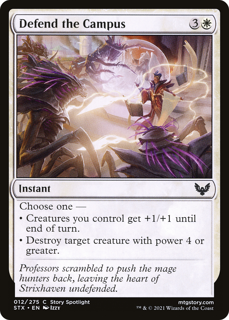 Defend the Campus (STX-012) - Strixhaven: School of Mages
