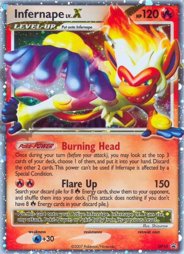 Infernape LV.X - DP10 [Diamond and Pearl Promos]