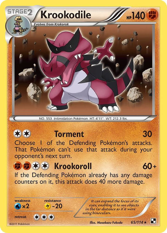 Krookodile (65/114) [Black and White]