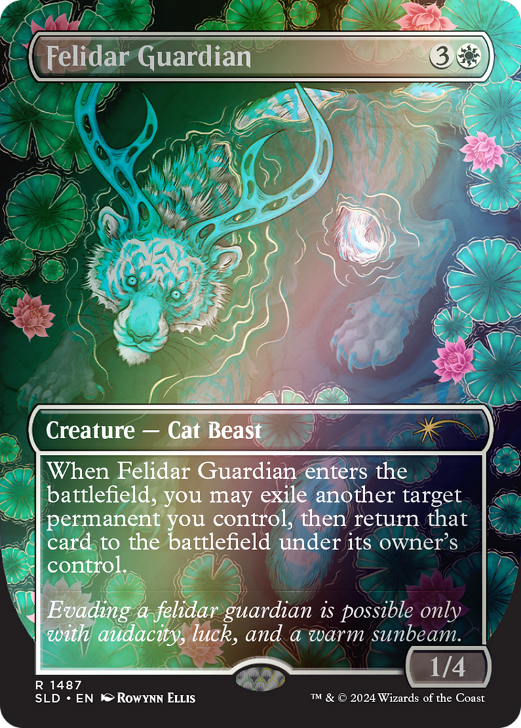 Felidar Guardian (SLD-1487) - Secret Lair Drop (Borderless) Foil
