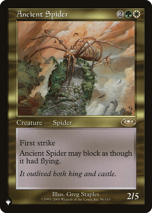 Ancient Spider (LIST-PLS-96) - The List
