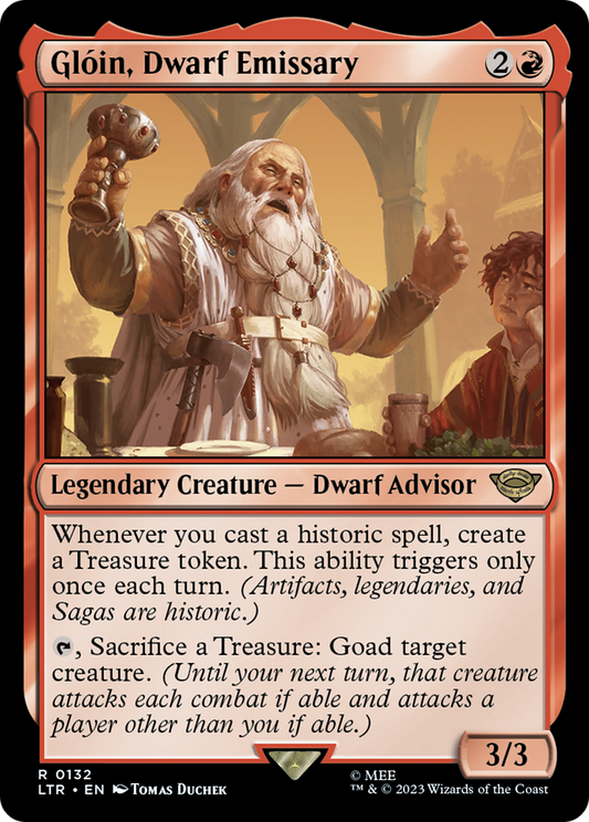 Glóin, Dwarf Emissary (LTR-132) - The Lord of the Rings: Tales of Middle-earth Foil