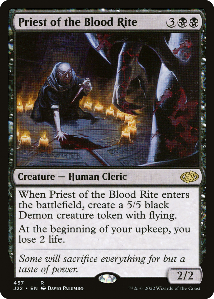Priest of the Blood Rite (J22-457) - Jumpstart 2022