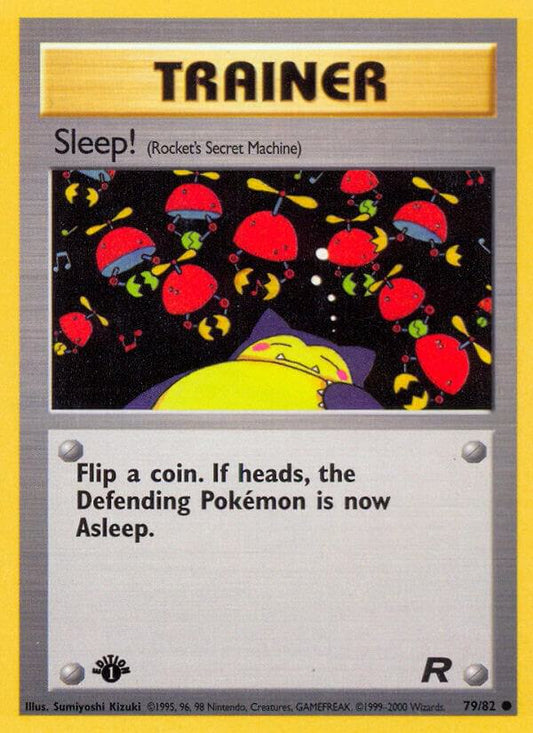 Sleep! (Rocket's Secret Machine) (79/82) [Team Rocket (Unlimited)]