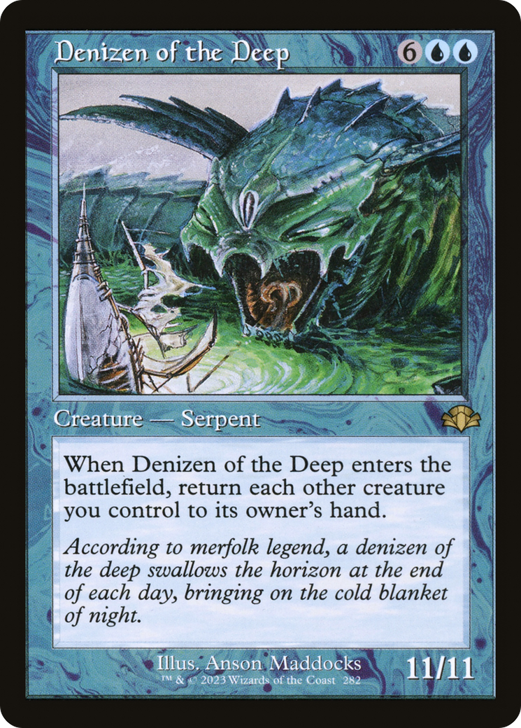 Denizen of the Deep (DMR-282) - Dominaria Remastered Foil