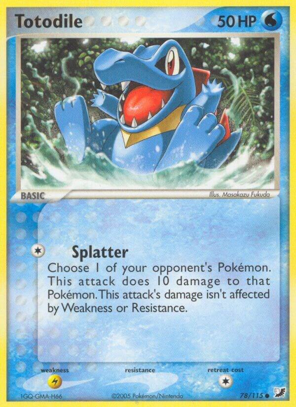 Totodile (78/115) [EX Unseen Forces]