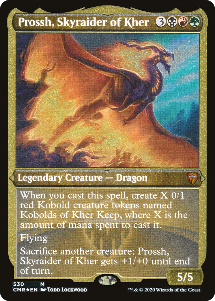 Prossh, Skyraider of Kher (CMR-530) - Commander Legends Foil