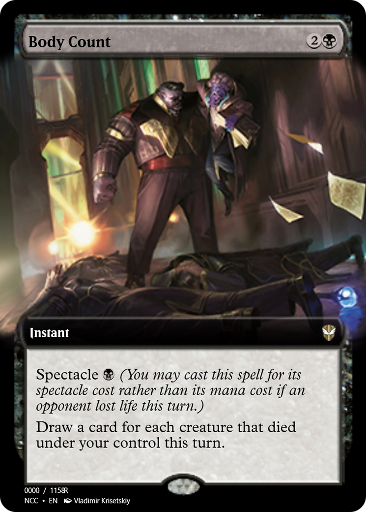 Body Count (PRM-99893) - Magic Online Promos Foil