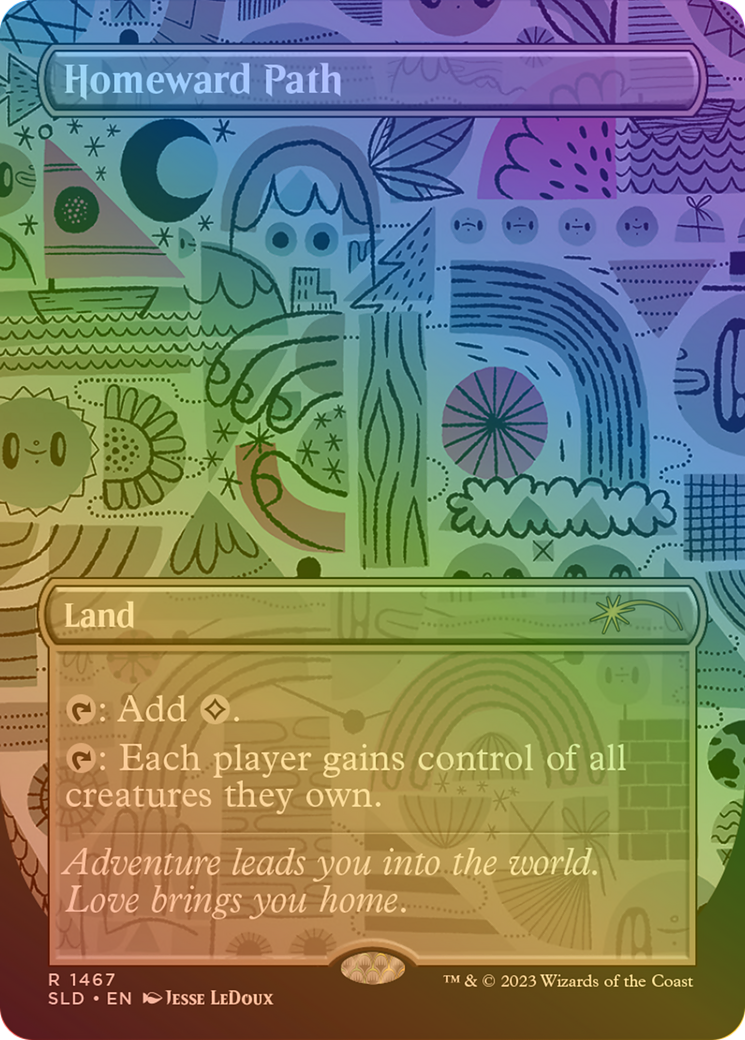 Homeward Path (SLD-1467) - Secret Lair Drop (Borderless) Foil