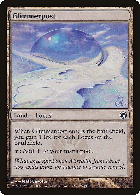 Glimmerpost (SOM-227) - Scars of Mirrodin