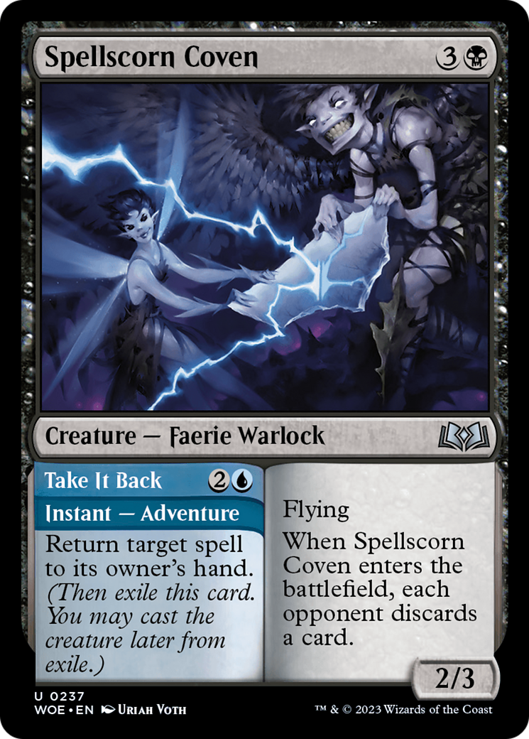 Spellscorn Coven // Take It Back (WOE-237) - Wilds of Eldraine