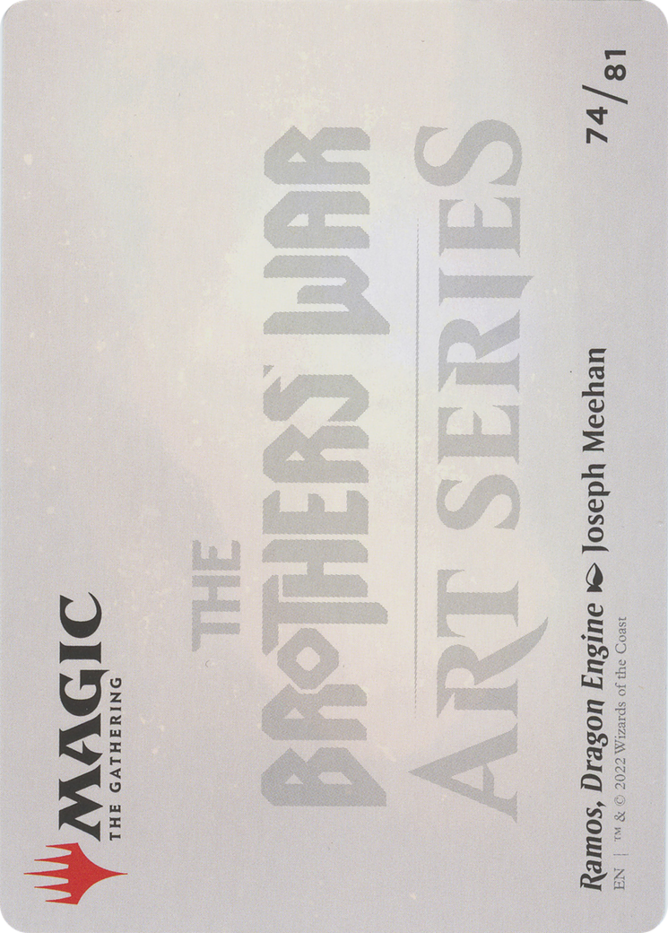 Ramos, Dragon Engine // Ramos, Dragon Engine (ABRO-074) - The Brothers' War Art Series (Borderless) Foil
