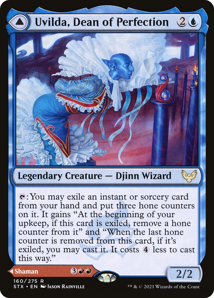 Uvilda, Dean of Perfection // Nassari, Dean of Expression (STX-160) - Strixhaven: School of Mages