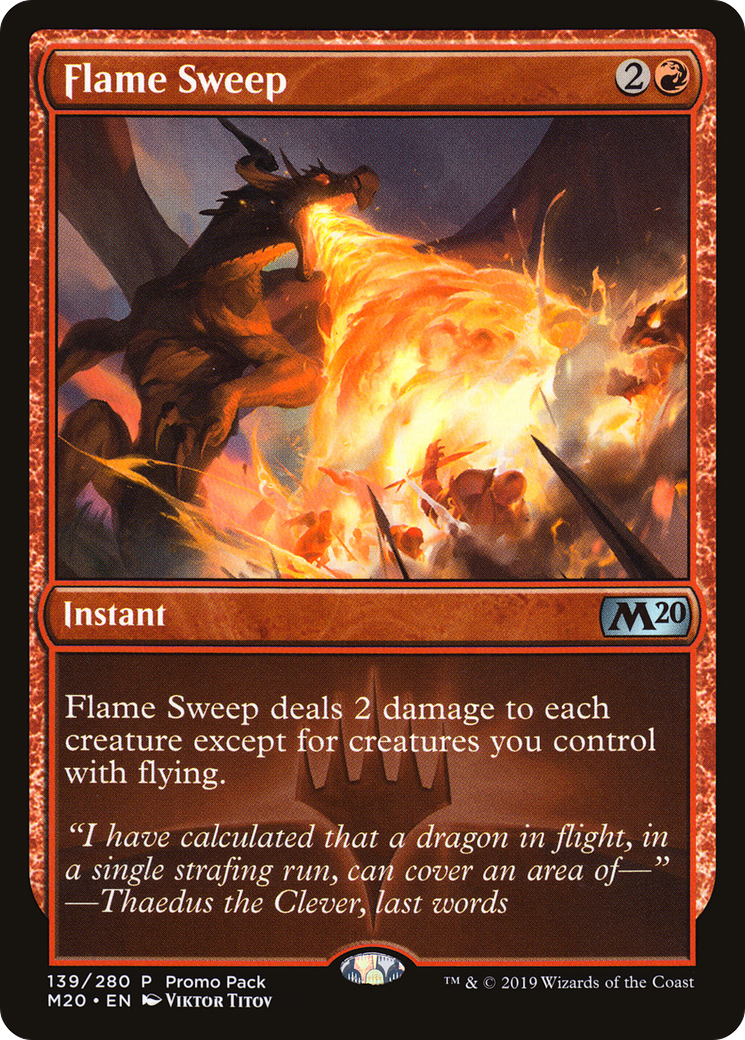 Flame Sweep (PPM20-139) - Core Set 2020 Promos