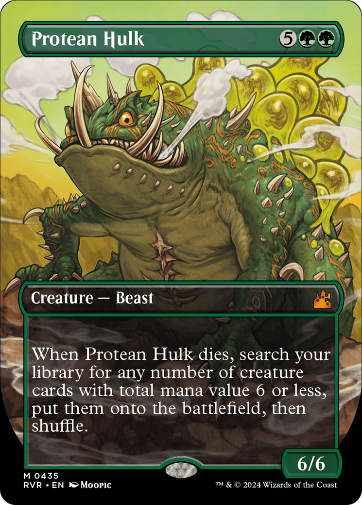 Protean Hulk (RVR-435) - Ravnica Remastered (Borderless) Foil