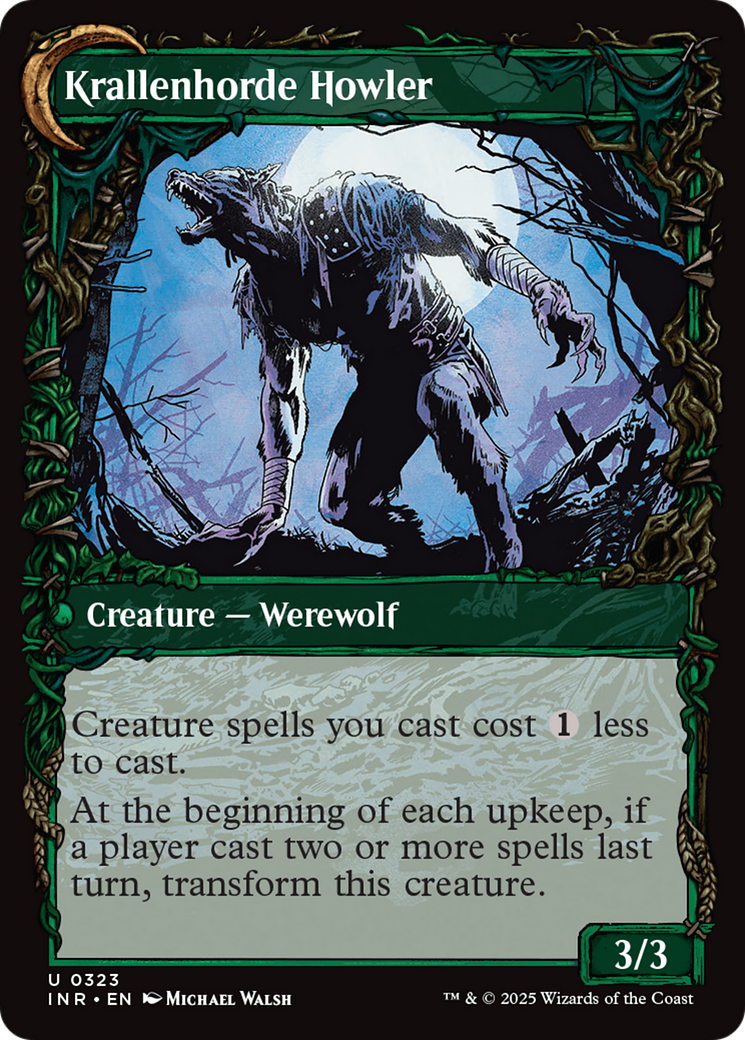 Duskwatch Recruiter // Krallenhorde Howler (INR-323) - Innistrad Remastered: (Showcase)