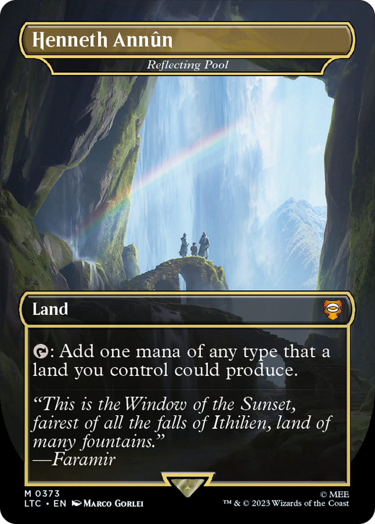 Reflecting Pool (LTC-373) - Tales of Middle-earth Commander / Henneth Annûn (Borderless)
