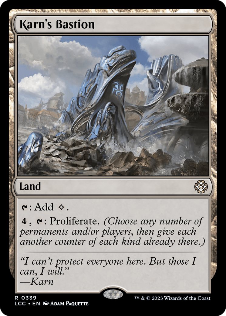 Karn's Bastion (LCC-339) - The Lost Caverns of Ixalan Commander