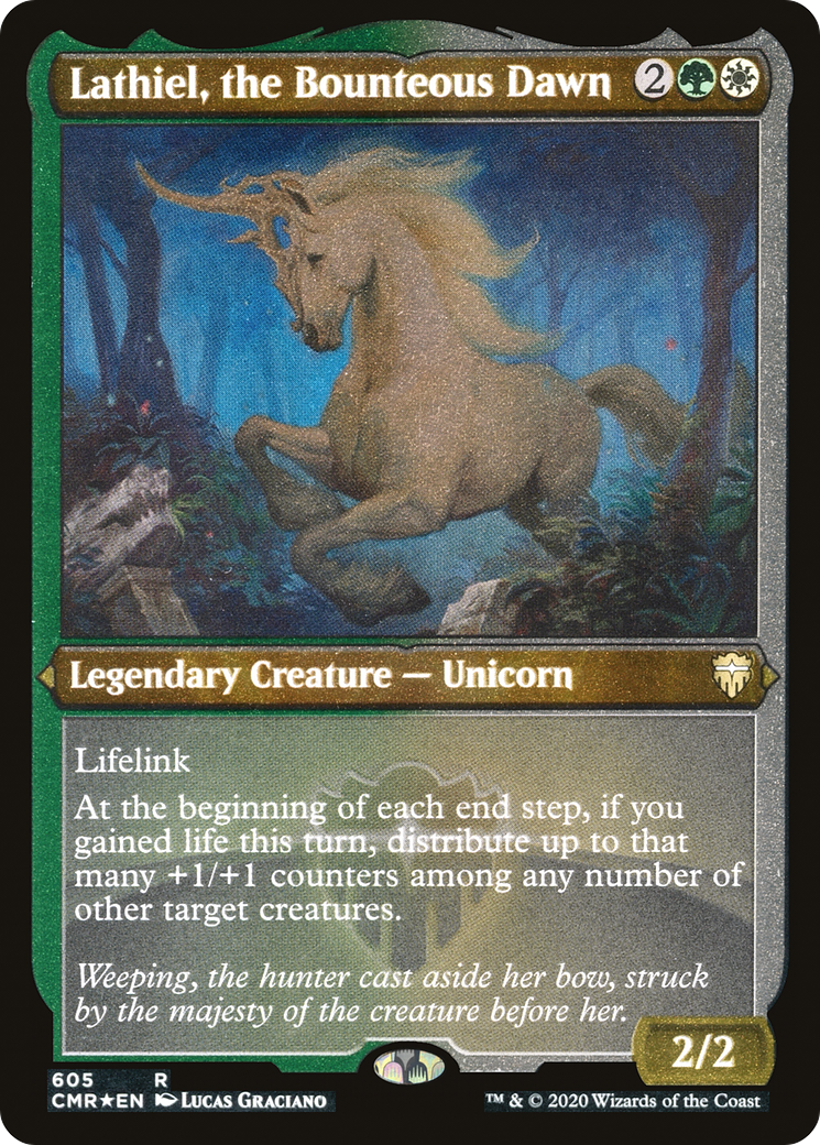 Lathiel, the Bounteous Dawn (CMR-605) - Commander Legends Foil