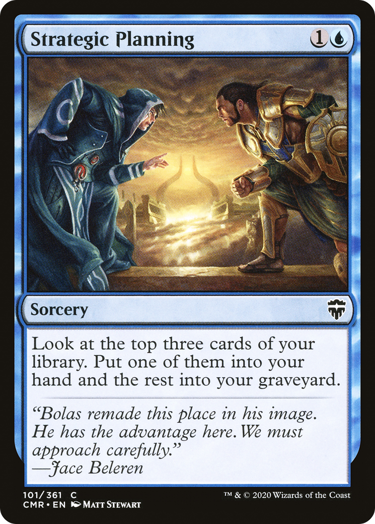 Strategic Planning (CMR-101) - Commander Legends Foil
