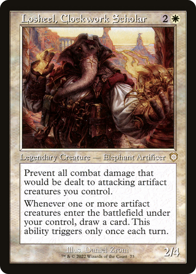 Losheel, Clockwork Scholar (BRC-073) - The Brothers' War Commander