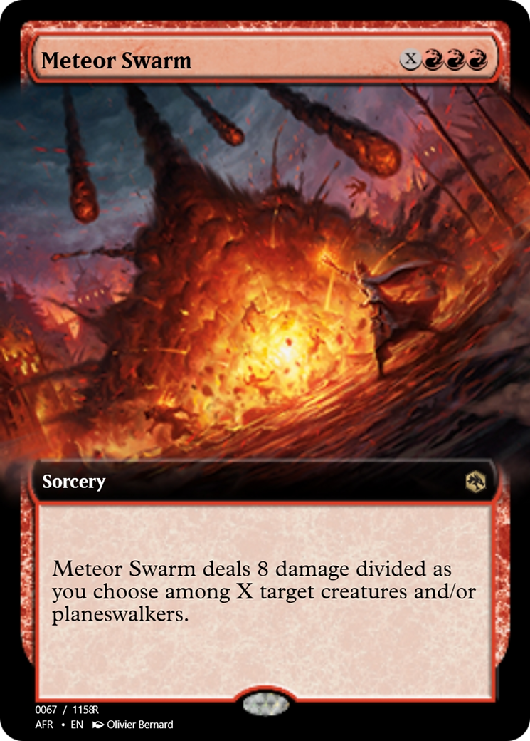 Meteor Swarm (PRM-92750) - Magic Online Promos Foil