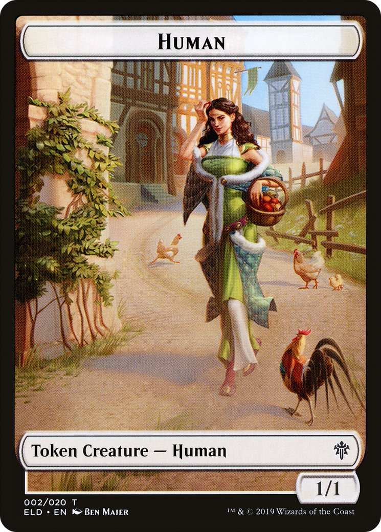 Human (ELD-002) - Throne of Eldraine Tokens