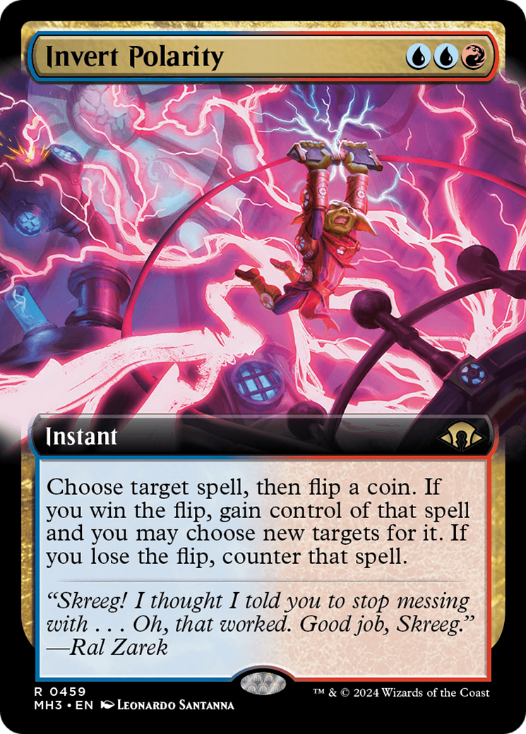 Invert Polarity (MH3-459) - Modern Horizons 3: (Extended Art) Foil