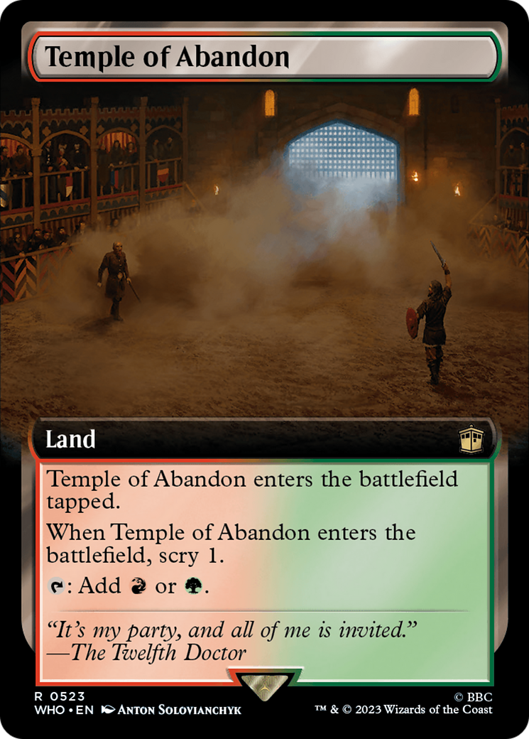 Temple of Abandon (WHO-523) - Doctor Who: (Extended Art)