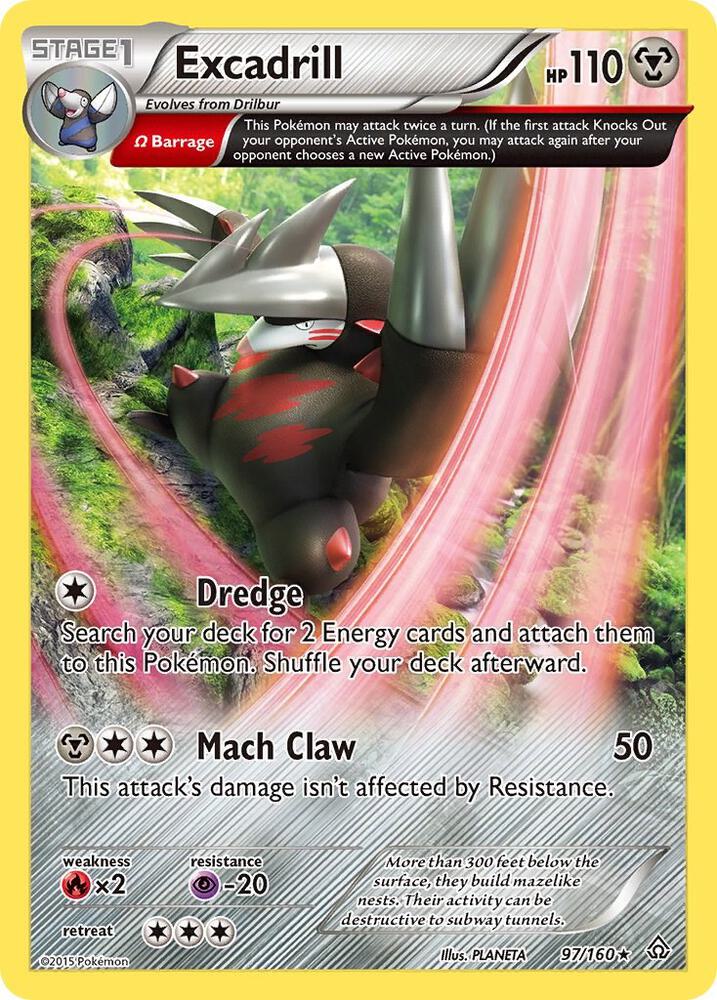 Excadrill (Omega) (97/160) [XY Primal Clash]