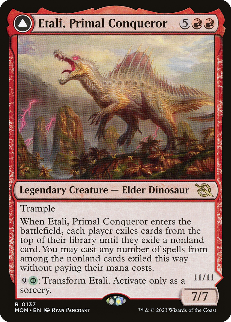 Etali, Primal Conqueror // Etali, Primal Sickness (MOM-137) - March of the Machine
