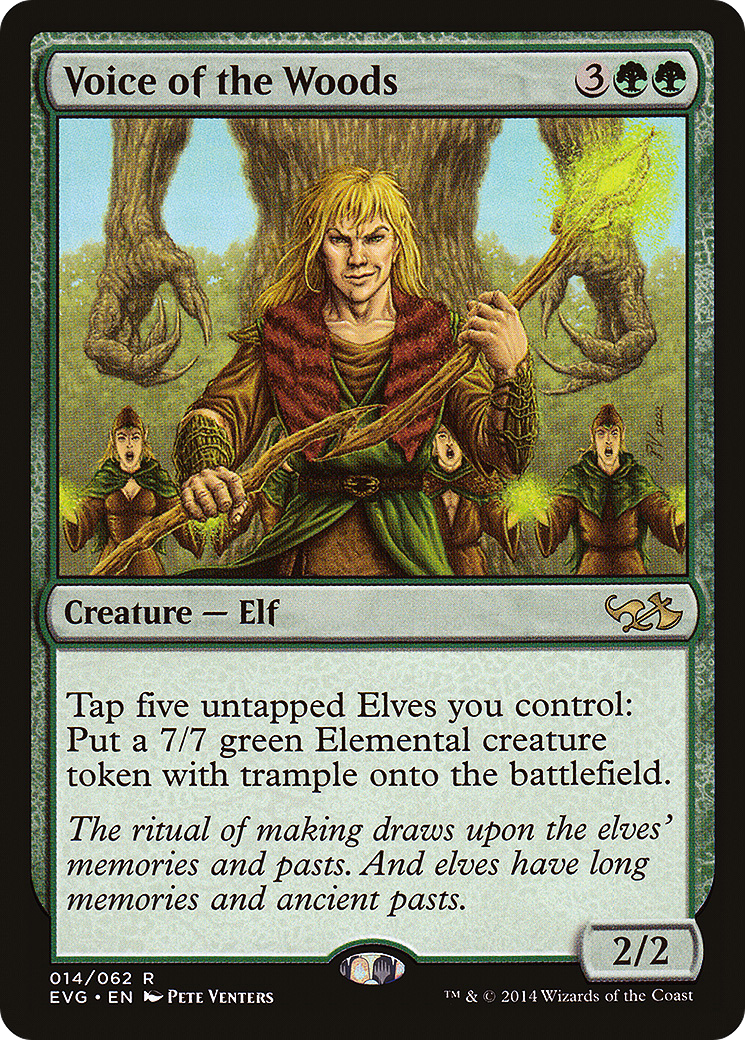 Voice of the Woods (DD3-) - Duel Decks Anthology: Elves vs. Goblins