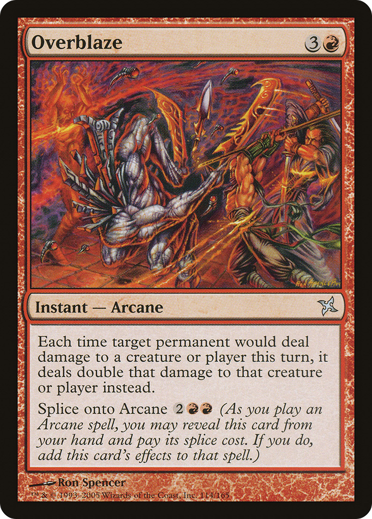 Overblaze (BOK-114) - Betrayers of Kamigawa