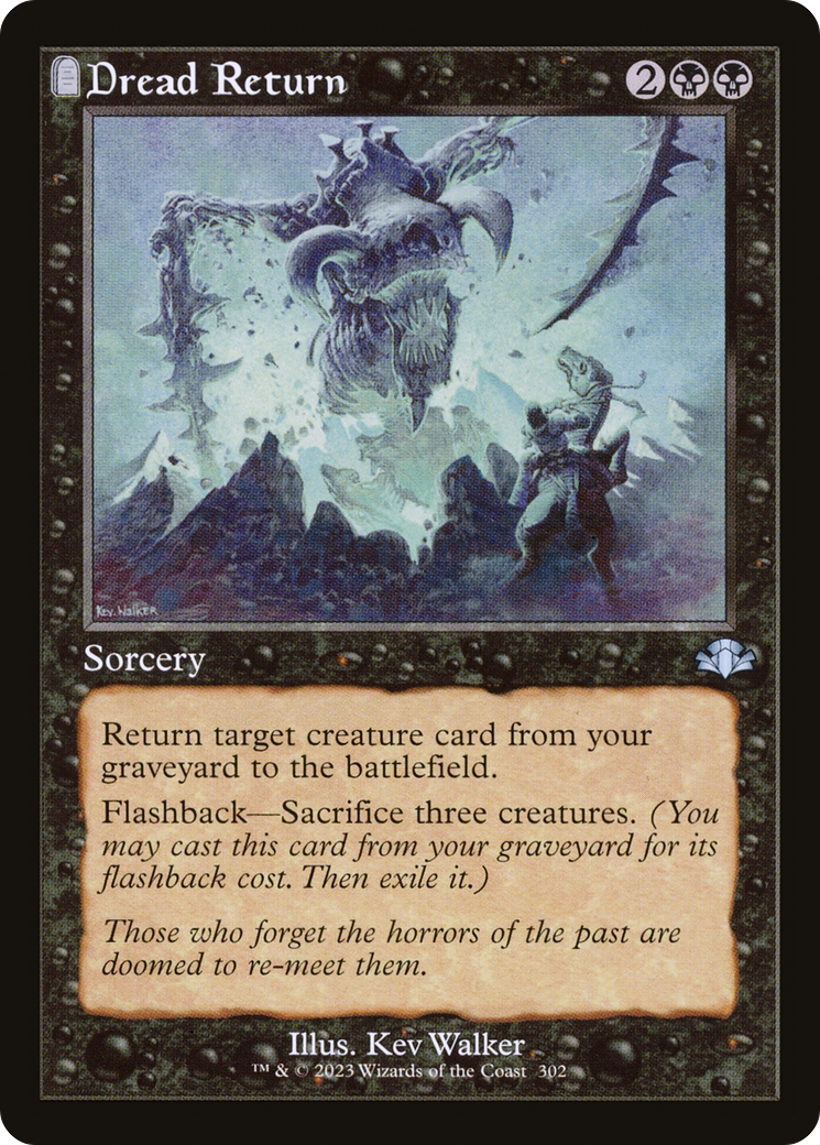 Dread Return (DMR-302) - Dominaria Remastered: (tombstone)