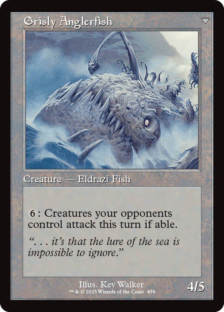 Grizzled Angler // Grisly Anglerfish (INR-458) - Innistrad Remastered Foil