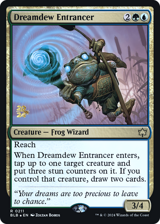 Dreamdew Entrancer (PRE-211) - Bloomburrow Promos Foil