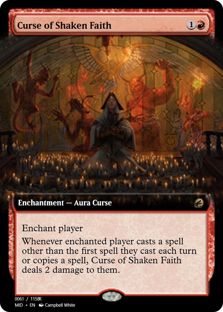 Curse of Shaken Faith (PRM-94002) - Magic Online Promos Foil
