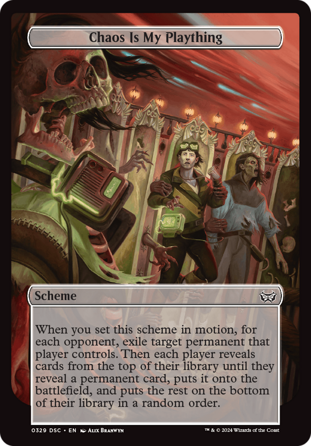 Chaos Is My Plaything (A:DSC-329) - Duskmourn: House of Horror Commander